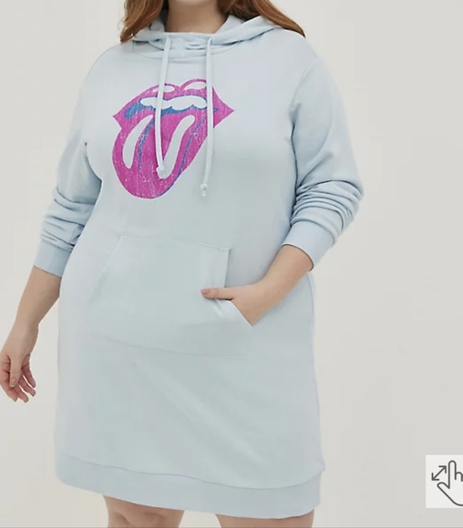 NWT Rolling Stones hoodie dress - Picture 4 of 7